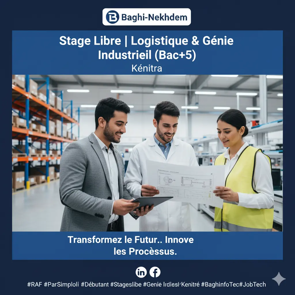 Stage libre Logistique Fujikura Automotive Kénitra Bac+5 Génie Industriel Supply Chain